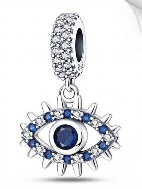 Sapphire Evil Eye Dangle Charm
